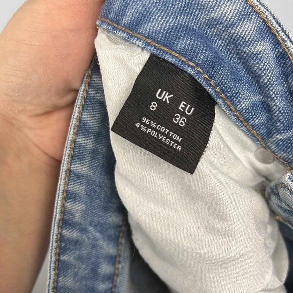 Nasty Gal heavily distressed high waisted jeans - Picture 11 of 12